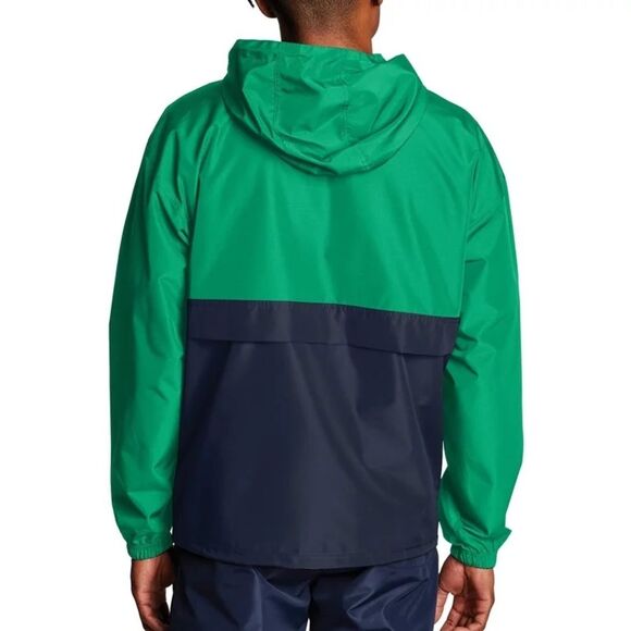 Champion Green Myth/Navy Coloblocked Packable Jacket Size Small - Picture 2 of 11
